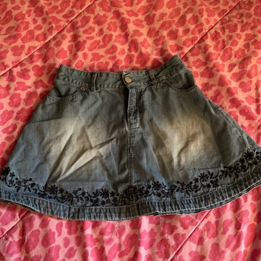 👻Jean Skirt
